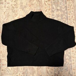 lululemon athletica Black Cowl Neck Sweater